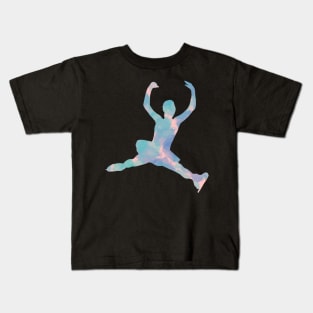 Figure skating (split jump) Kids T-Shirt